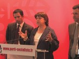 Point Presse de Martine Aubry sur le redécoupage électoral