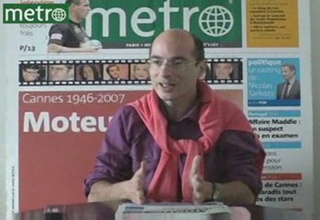 Bernard Werber rédacteur en chef invité de Metro