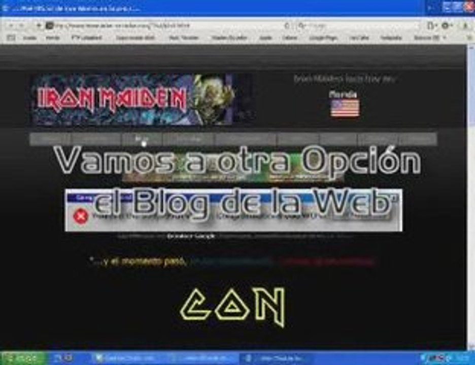 Web Oficial de (Iron) (Maiden) (Ecuador)