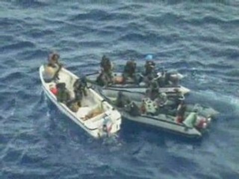 Interception de pirates par le Nivose le 15.04.09