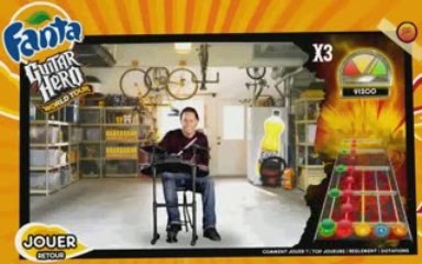 Fanta Guitar Hero Wolrd Tour Jade Batterie 130700 points