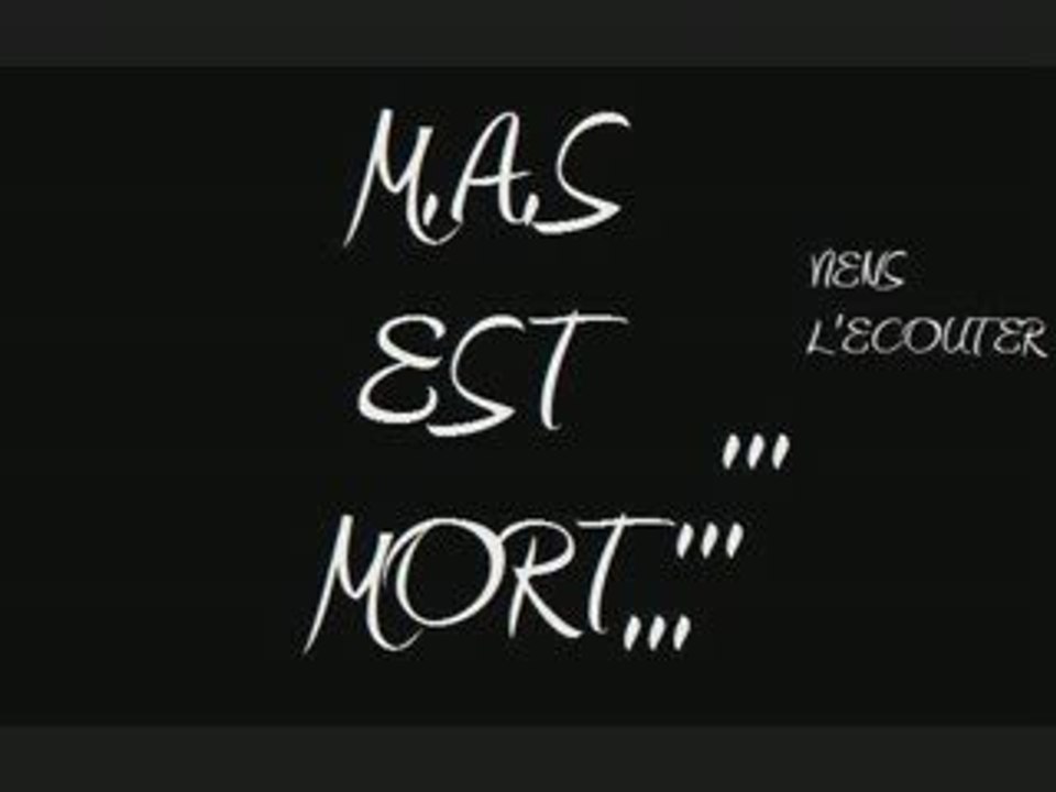 M.A.S est mort remix youssoupha