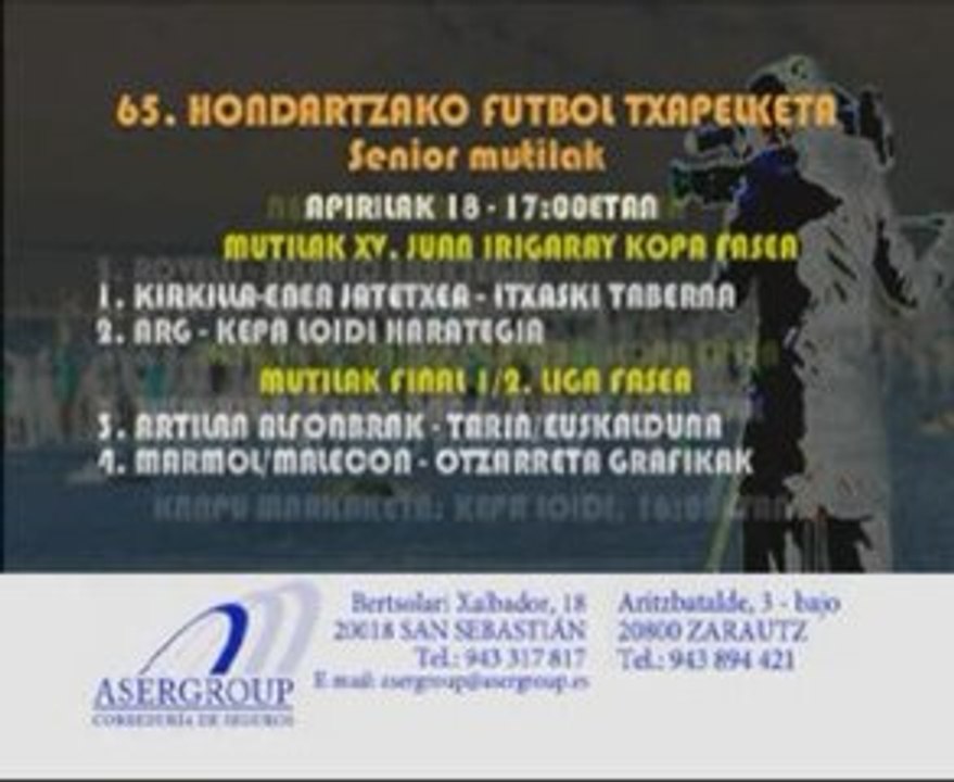 Plaiero finalerdiak
