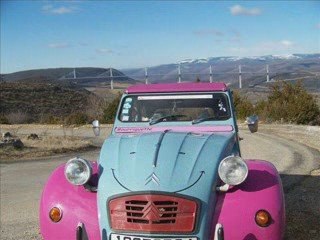 BALADE AVEC BOURRIQUETTE la 2CV