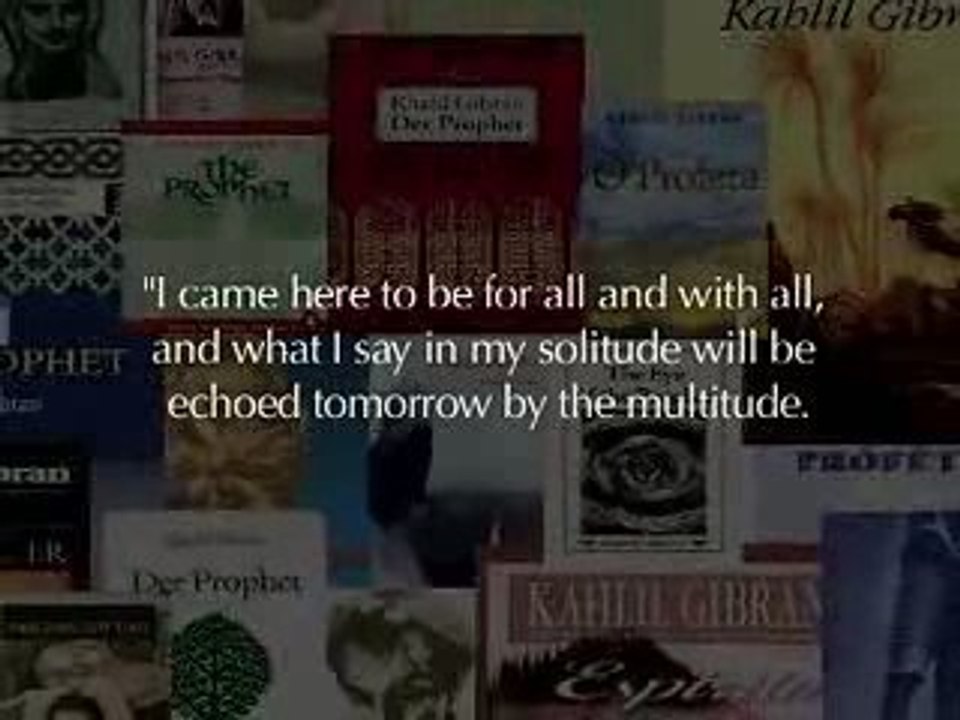 Kahlil Gibran --a retrospective
