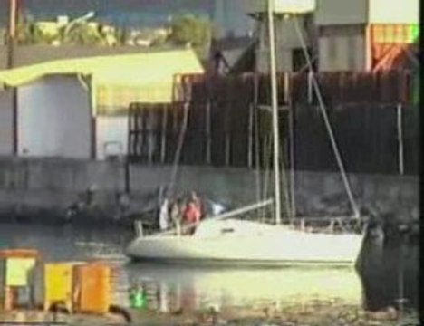 La reunion Le Port 97420 Navire Austral à quai 1994