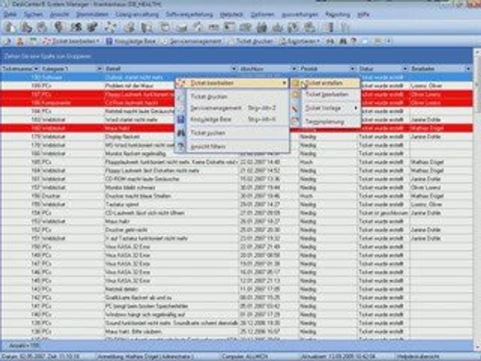 Helpdesk ITIL Deskcenter Management