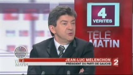 Jean-Luc Mélenchon aux 4 vérités du 14 avril 2009
