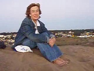 Carmencita los ninos y la puesta de sol en las dunas