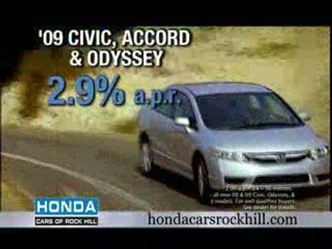 Charlotte Honda Accords, Civic, and Odyssey 2.9%