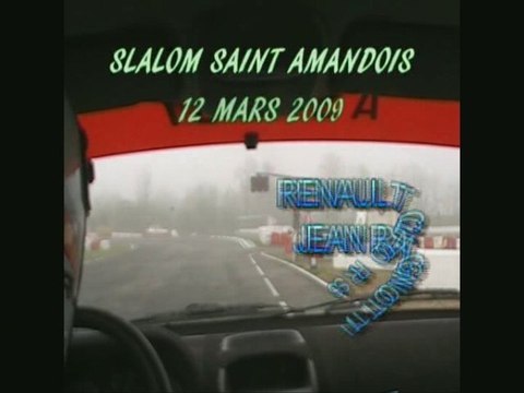 Slalom saint amandois manche chrono