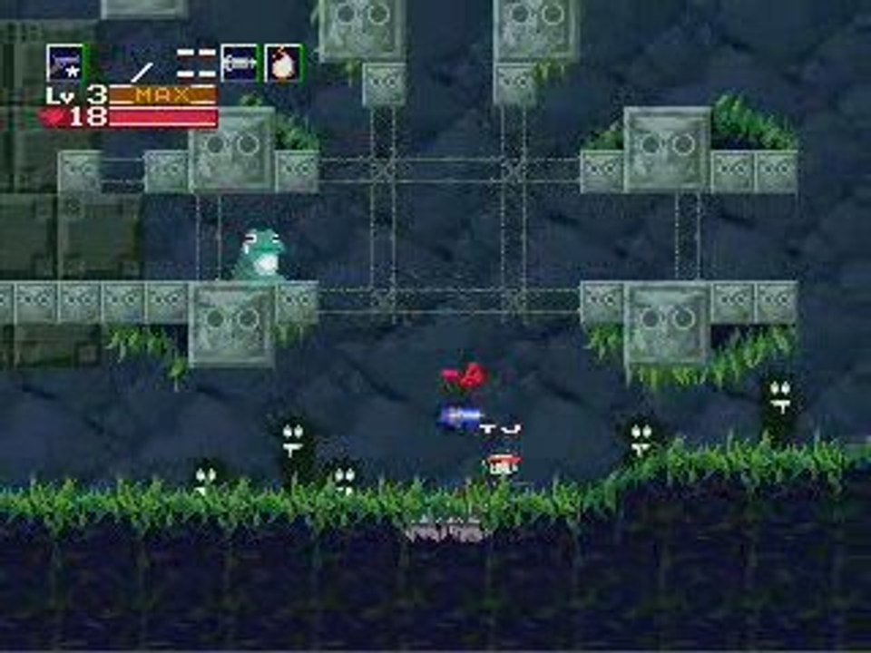 Let's Play Cave Story Part 5 Surprise Boss!