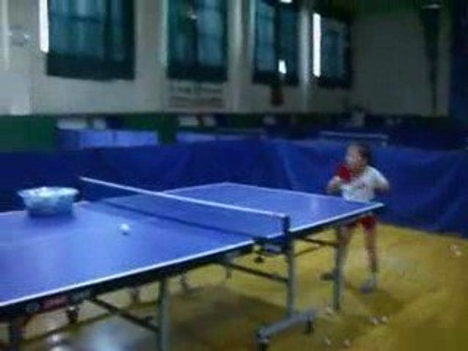Championne de ping-pong à 6 ans