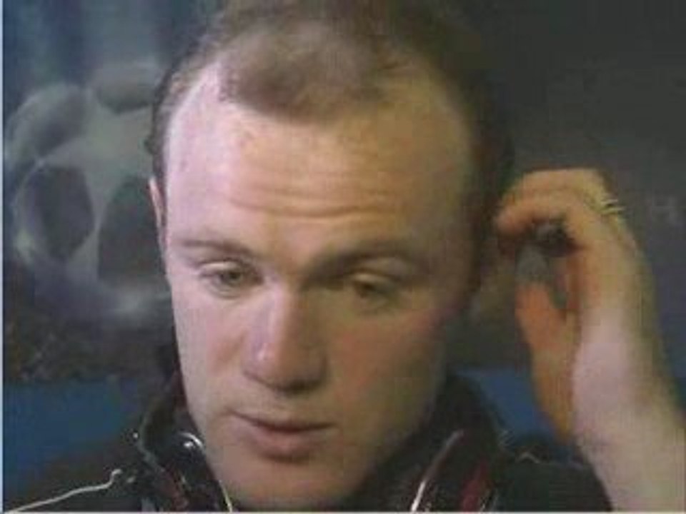 Rooney aprés la victoire de Manchester United