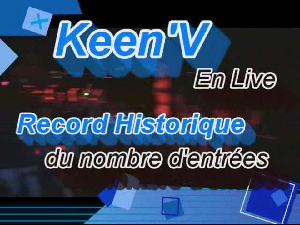 Keen'V Live Brocherie 12 avril 2009