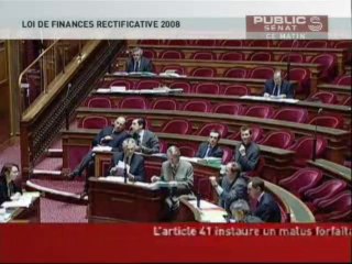SEANCE,Projet de loi de finances rectificative pour 2008
