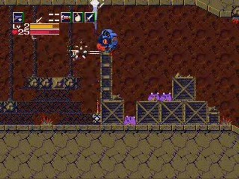 Let's Play Cave Story Part 17 Co-op With Curly