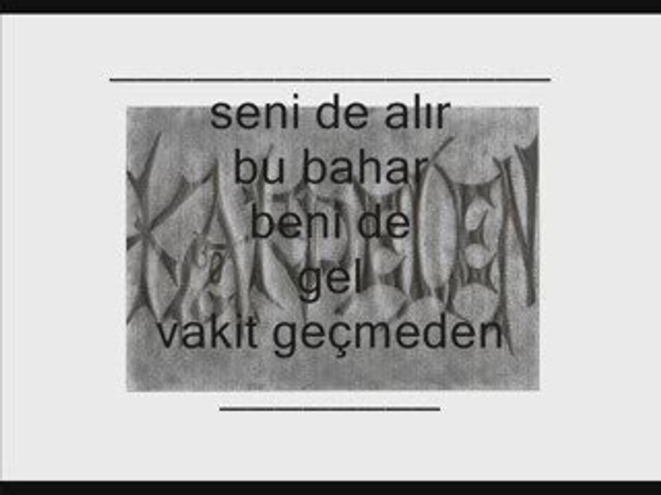 Sen olmayınca anlamsız herşey...