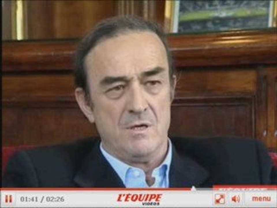Jean Louis Triaud parle de Bordeaux Lyon  de l'équipe Tv