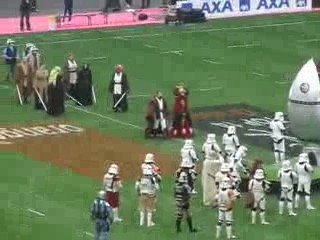 Stade Français - Clermont : Arrivée du ballon - starwars 2/4