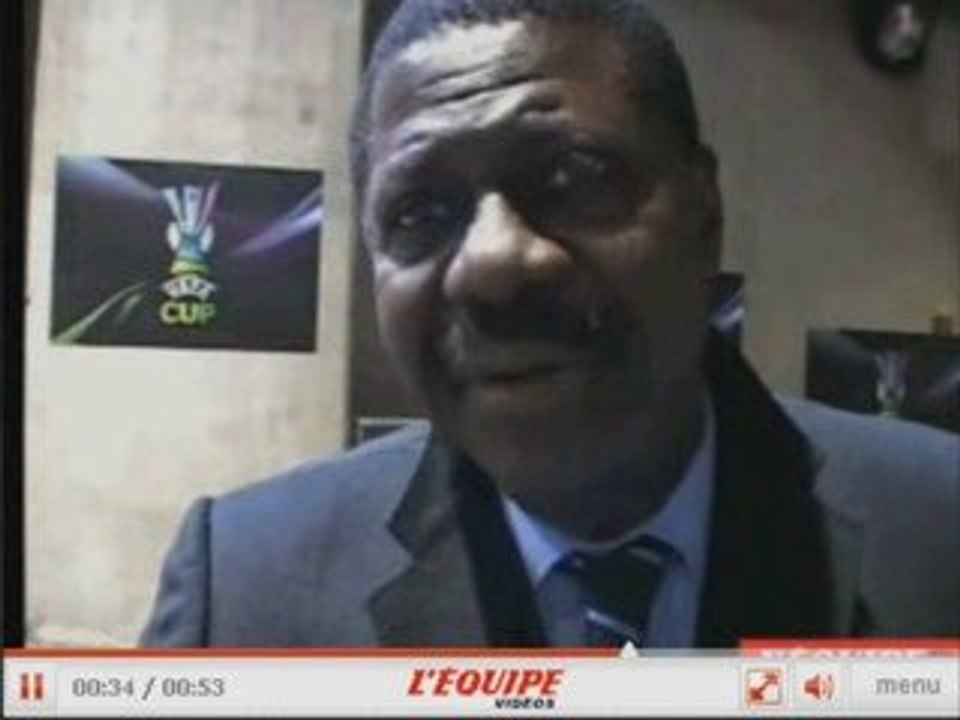 Pape Diouf aprés la défaite de l'OM de l'équipe tv