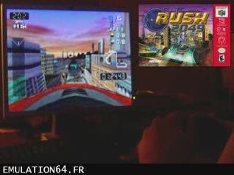 San Francisco Rush 2049 (Volant + Emulateur) (N64)