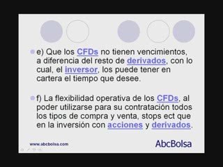 TRES PINCELADAS SOBRE LOS CFDS Ó CONTRATOS POR