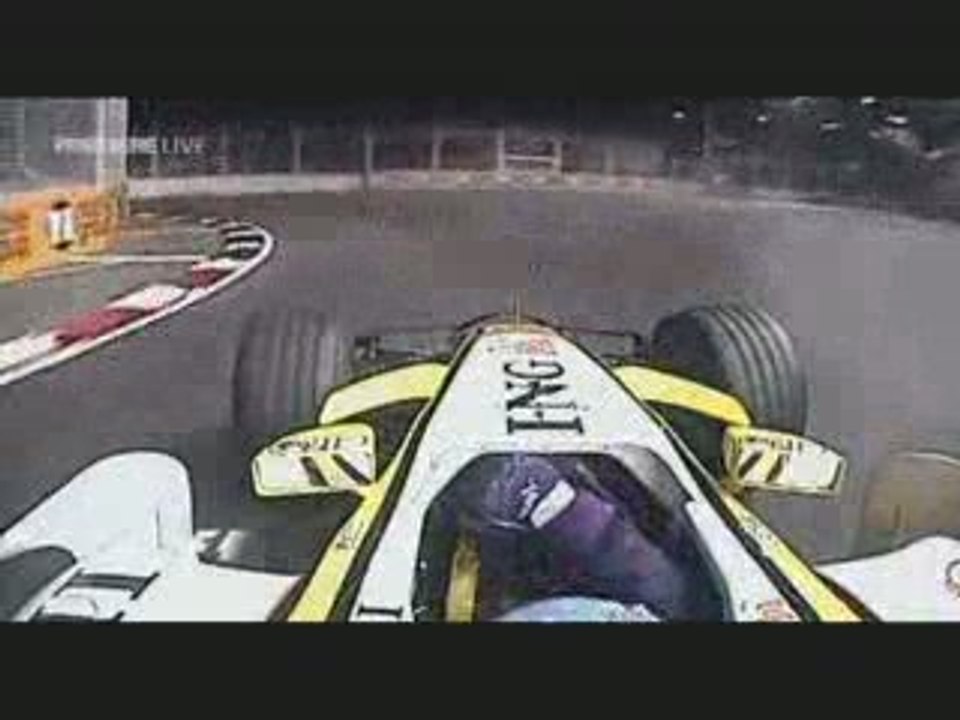 Onboard Alonso F1 Singapour 2008