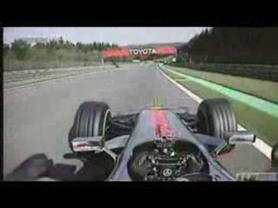 Onboard Alonso F1 Spa Francorchamps 2007