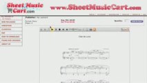 Claude Debussy - Clair De Lune sheet music