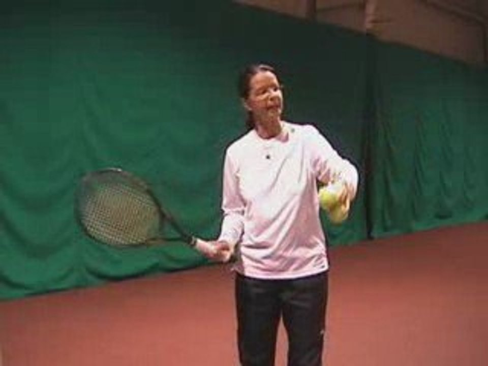 How to Hit a Better Tennis Forehand-Contact Point