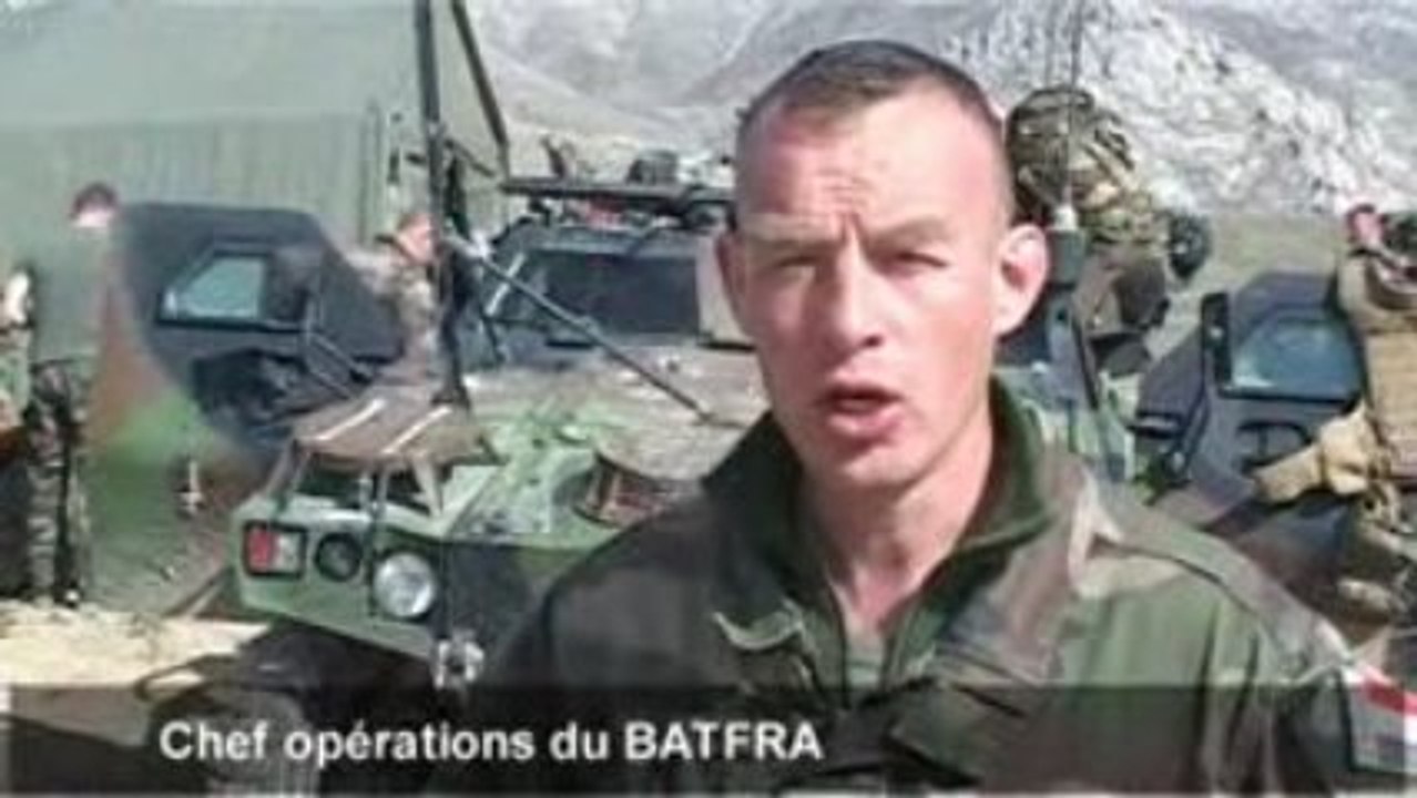 Construction d'une FOB en vallée d'Uzbin