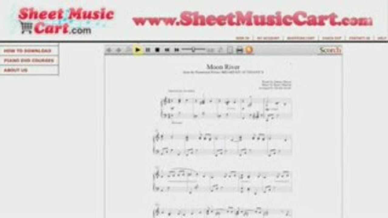 Henry Mancini & Andy William - Moon River Sheet Music