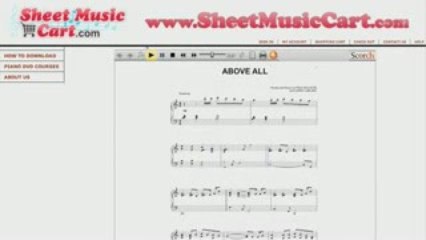 Paul Baloche - Above all Sheet Music