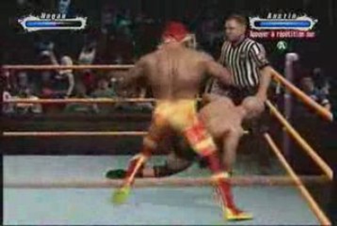 Hulk Hogan vs Stone Cold Steve Austin sur SVR09