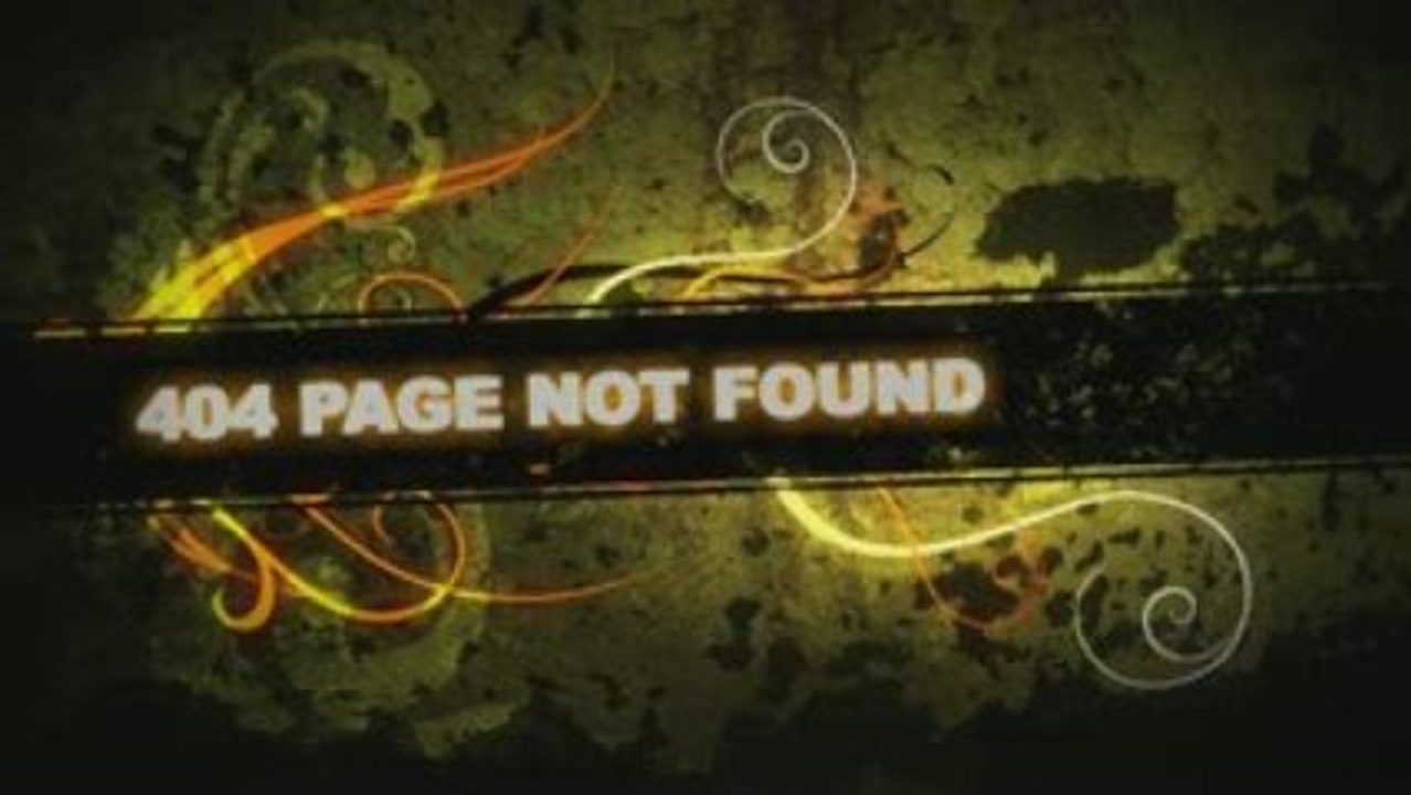 404 page not found grunge