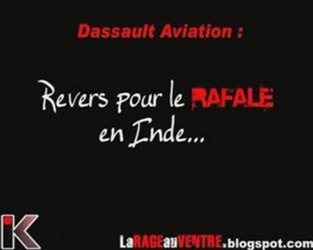 Dassault Aviation : Revers pour le Rafale en Inde