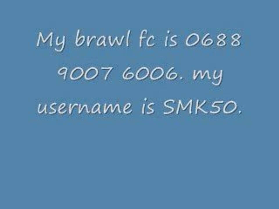 Brawl friend code