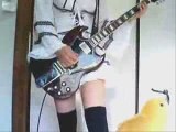 【メタル姫】 メタル布教活動としてEnter Sandmanのギターを弾いてみた