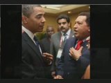 Hugo Chavez & Barack Obama in Trinidad summit