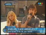 Emilia Attias & Nico Vazquez En Telefe Noticias