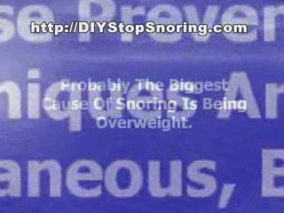 causes of snoring