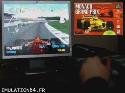 Monaco Grand Prix (Volant + Emulateur) (N64)