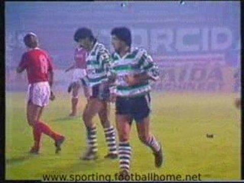 Sporting - 1 Benfica - 0 de 1987/1988 Supertaça 2 jogo