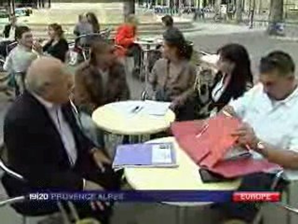 interview raoul-marc JENNAR / européennes 2009 - France3