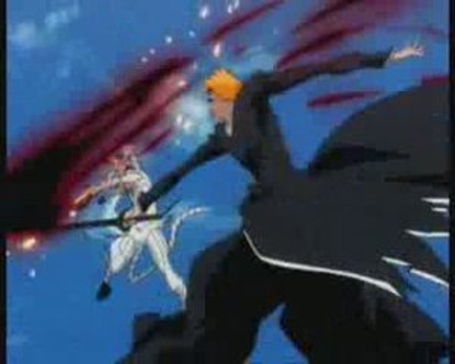 Amv bleach ichigo vs grimjow ( bleach 165 166 167 168 )