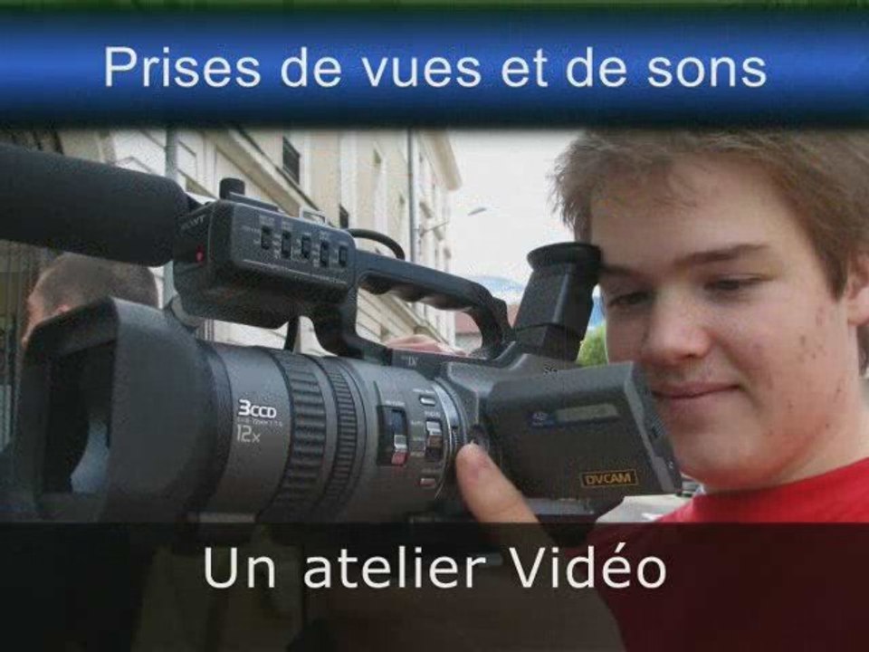 Atelier vidéo de la MPT de Biviers