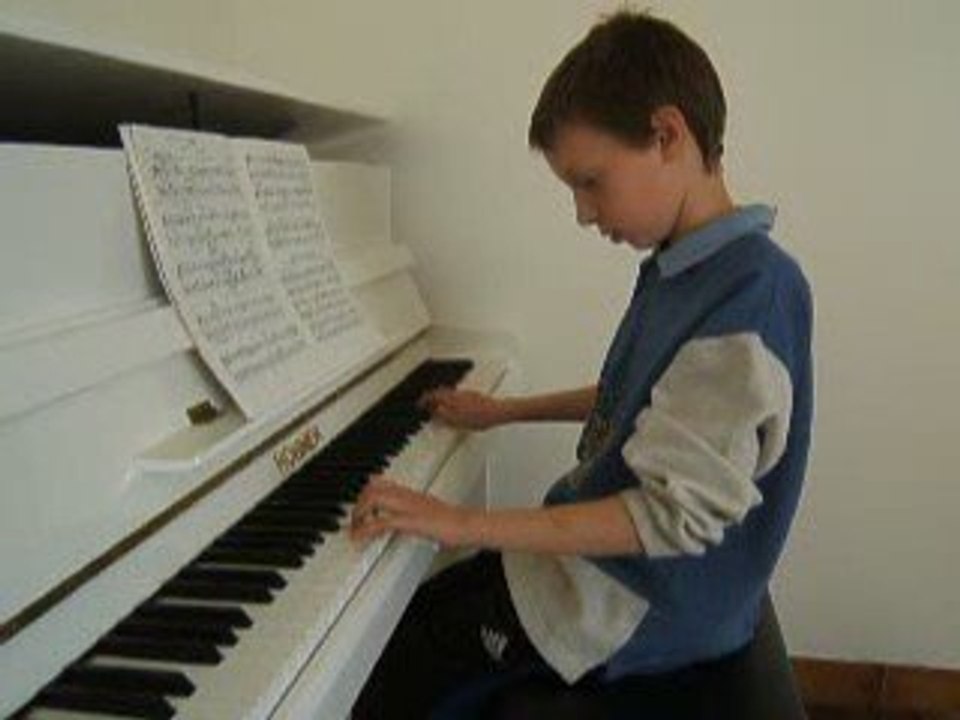 Nathanaël piano bourrée Haendel