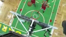 NBA Rajon Rondo finger-rolls the ball over Chicago's Derrick