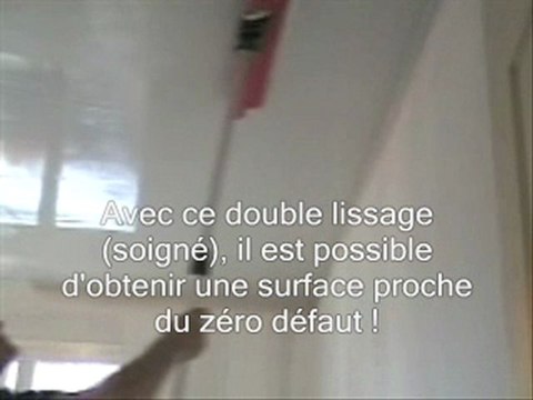 Enduit Airless tout pret lissage plafond perche Parfaitliss